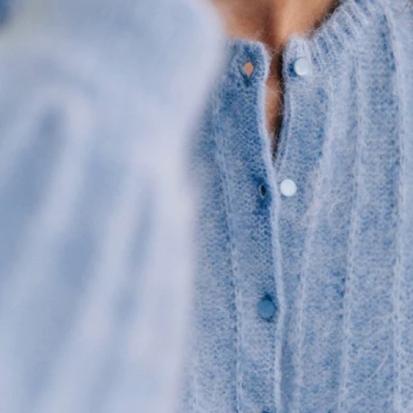 Sezane Amance Cárdigan baby blue - Picture 2 of 2